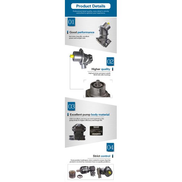 32.5 Hydraulic Power Units A2FM107 Rexroth Piston Hydraulic Motor from Fucheng