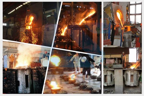 100kg-5T Electric Induction Melting Furnace for Aluminum Alloy