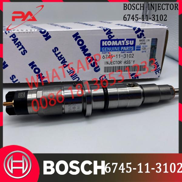 0445120236 6745-11-3102 Common Rail Diesel Fuel Injector QSL9 QSC8.3 3973060 5263308
