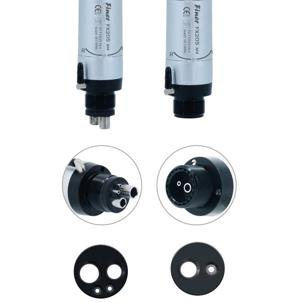 Straight Nose Dental Handpiece Unit 0.3-0.35Mpa With Air Motor