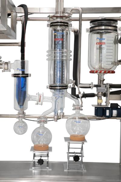 Explosion Proof Wiped Film Distillation Equipment Industrial For High Purity THC Remediation