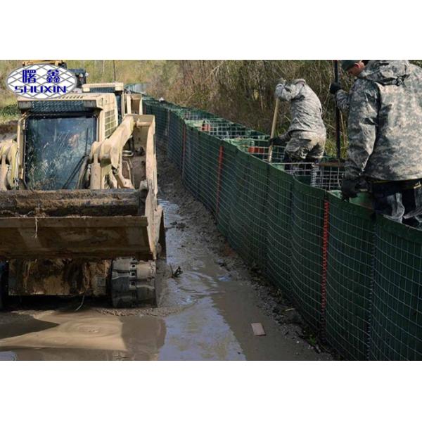 SX Military Barrier Sand Wall For Stopping Floodwaters Easy Installation