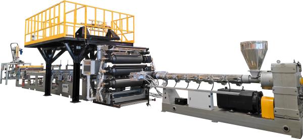 Modern Plastic Sheet Extrusion Machine 3mm Thickness Sheet Extrusion Equipment