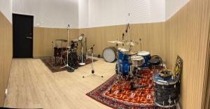 16/16/6mm Studio Room Formica Laminate Timber Perforated Acoustic Panels Wall