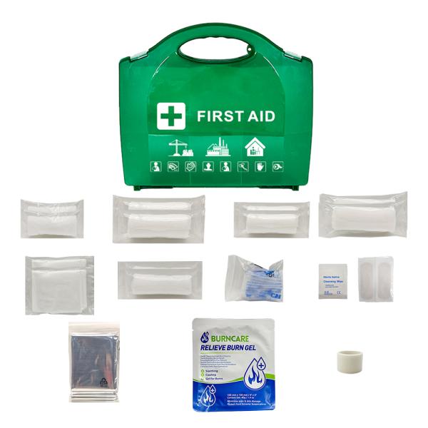 Manufacturer Plastic Green First Aid Kit Box Medical Emergency