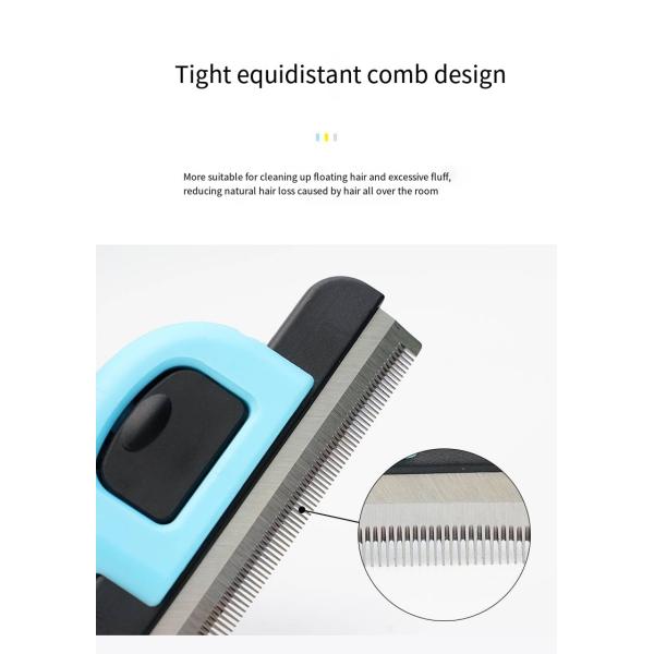 Домашние животные Плавучая расческа для волос Собака Нержавеющая сталь Прекрасная зубная щетка Кошка Разъемный портативный ухоженный расческа