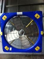 Força 38 Ventilador de circulação de ventilação de gado com quadro de PE de camada dupla e potência de entrada de 410w