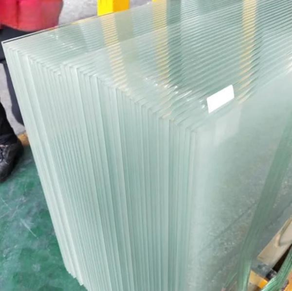 Custom Cut 8mm 10mm Frosted Opaque Translucent Tempered Glass