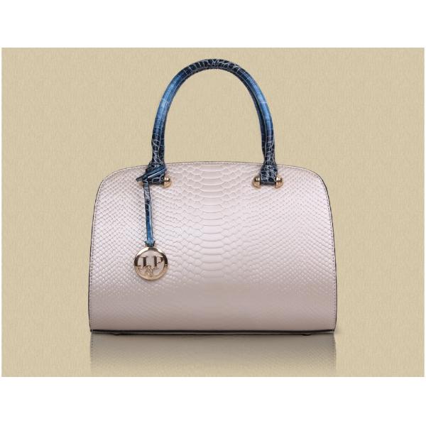2016 new European and American fashion handbags serpentine Messenger bright skin handbag luxury handbag