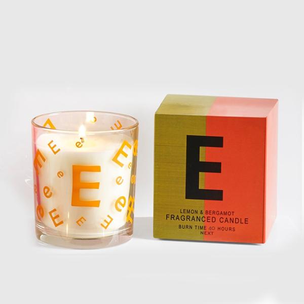 Elegant Packaging Scented Jar Candle Lovely Design Scented Soy Wax Glass Jar Candle