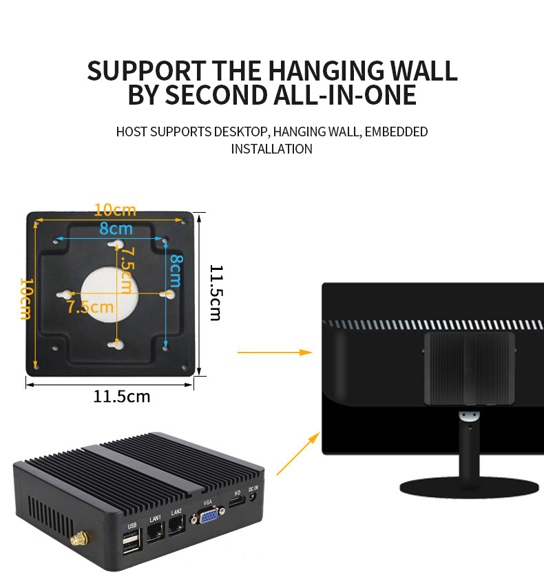 Мастер Multi офиса предприятия компьютерной системы андроида строки Fanless мини