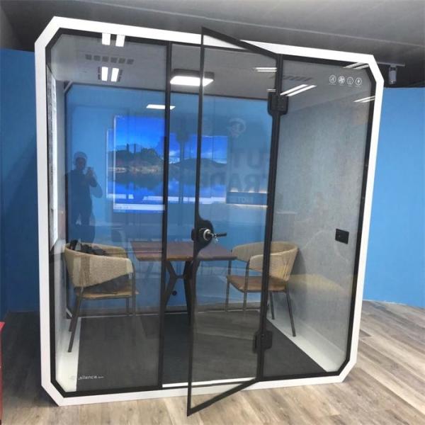 Стручки алюминиевой двойной будочки офиса человека акустической звукоизоляционные встречая