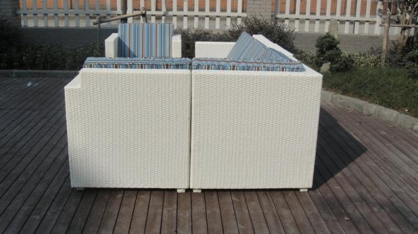 6pcs sectional garden wicker sofa furniture outdoor rattan sofa set