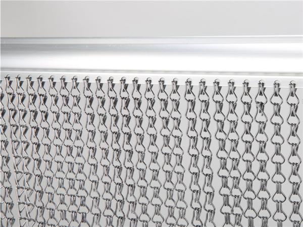 Class A Decorative Aluminum Chain Curtain / Chain Fly Screen