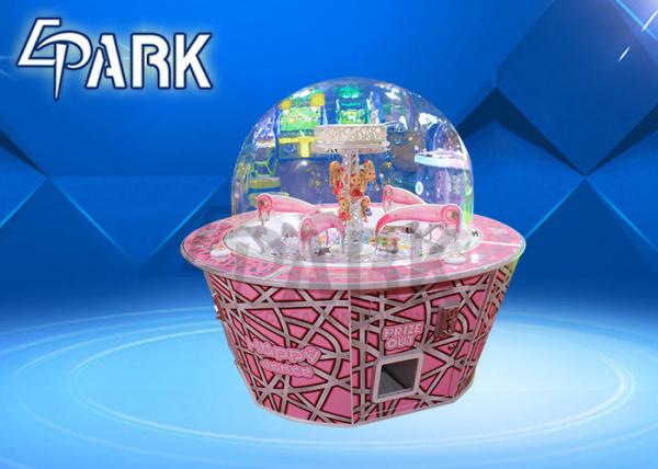 Shopping Arcade Kids Candy Vending Machine With Colourful Lights 80W