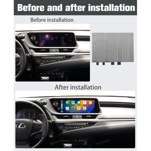 Viknav Fit For 12.3 Inch Car Video lnterface With For LEXUS ES 2018-2020 Carplay interface with screen touchpad