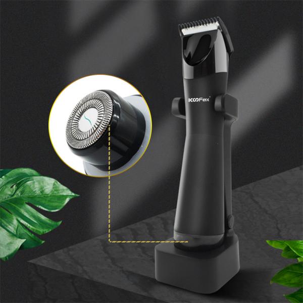 Cabeza de cortador impermeable de las podadoras de pelo de la ingle del cuerpo de los hombres Ipx7 dos recargable