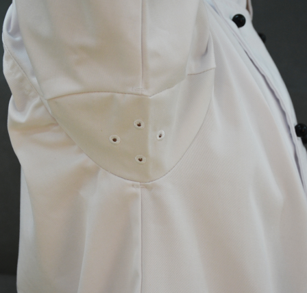 Breathable Protective Work Clothing White Chef Jacket OEM / ODM Available