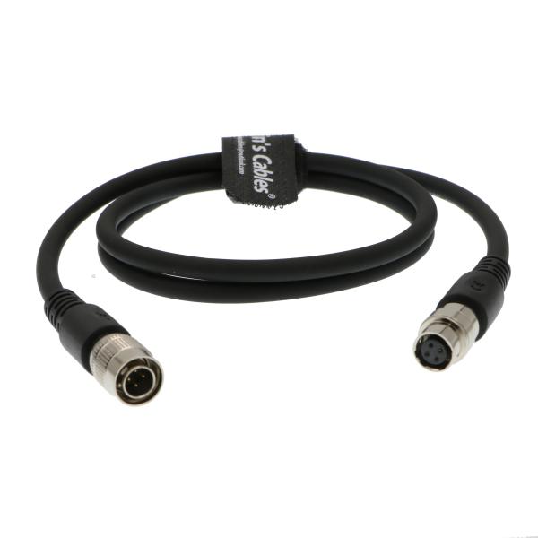 Hirose 4 Pin Female to Hirose 4 Pin Male Cable for Power Source 80CM