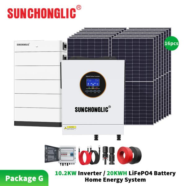 10.2kw Inverter / 20kwh Lifepo4 Battery Home Energy System