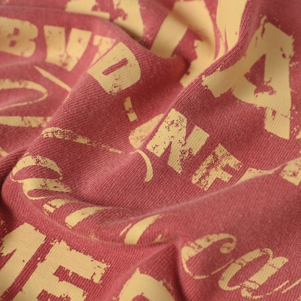 Customized Retro Vintage Gradient 100% Cotton Breathable Short Sleeve Men's Summer Loose Oversized Fit T-Shirt 280g Letter