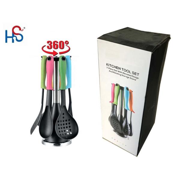Eco-Friendly Solid Spoon Food Turner Spatula Slotted Spoon Whisk Acacia Silicon Cooking Utensil