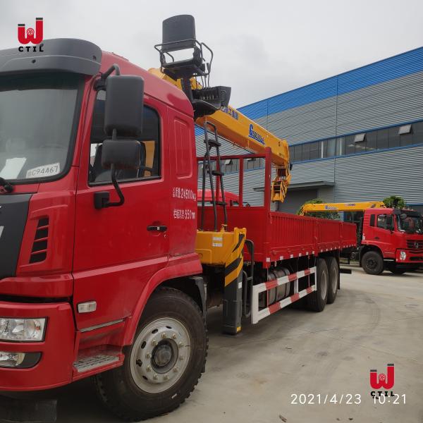 Сверхмощный прямой грузовик 6x4 GSQS300 4 заграждения вагона с краном Xcmg