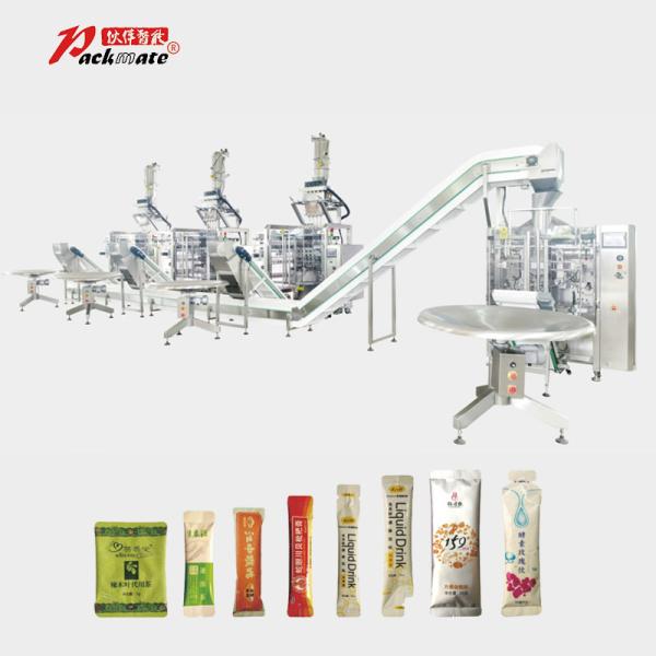 Machine de remplissage de sachets à trois côtés entièrement automatique pour le sucre en poudre