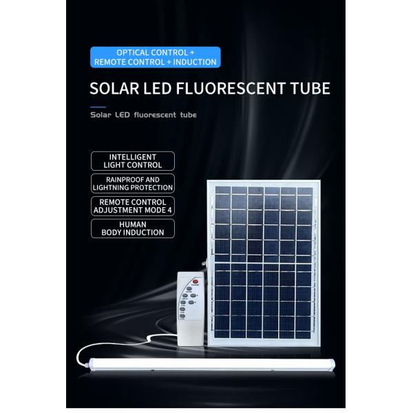 Lightning Protection 120cm Solar Panel Tube Light Fluorescent 10A Panel