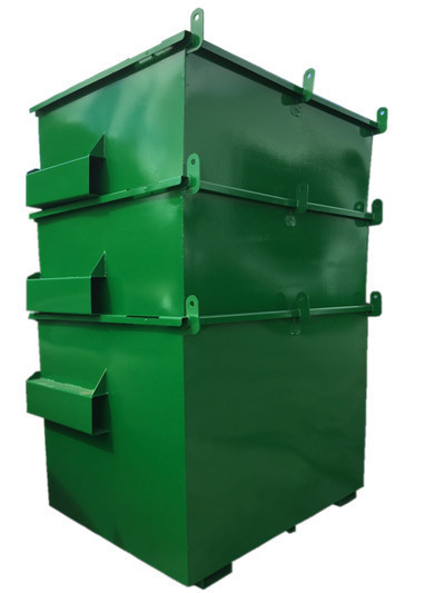 3-8M3 Industrial Steel Front Lift Bin Skip Bin Hotels Restaurants Waste Recycling