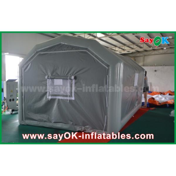 10 x 5m Gray Custom Inflatable Products PVC Inflatable Spray Booth For Car Spraying