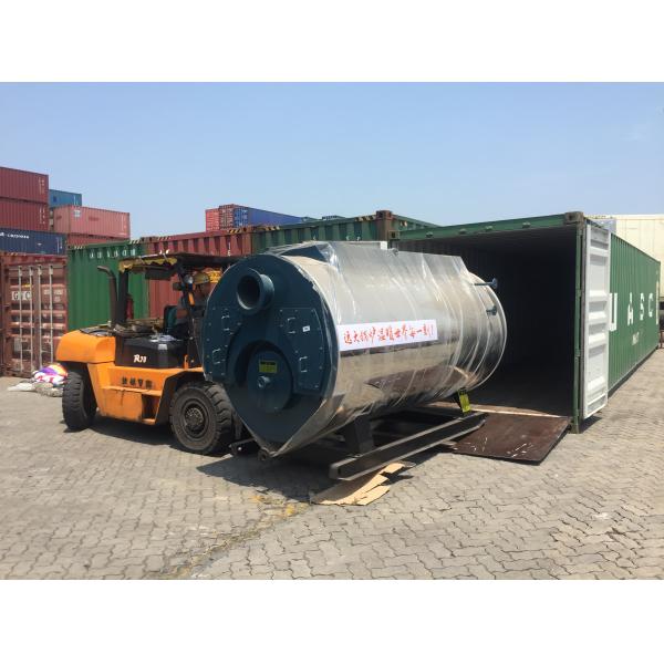 1 Ton Industrial Steam Boiler , Gas And Diesel Dual Fuel Fired Boiler