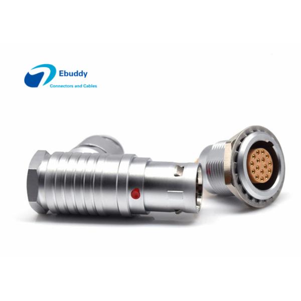 3B 16pin Metal Circular Cable Connectors Lemo FHG Elbow Male Cable Connector FHG.3B.316