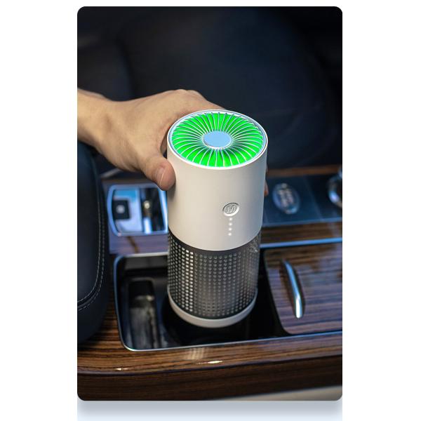 Formaldehyde Removal Mini Desktop Air Purifier with Negative Ion Technology and USB Port