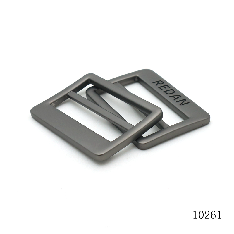 Matte Adjustable Slide Buckle 38mm Bag Slider Buckle Gunmetal