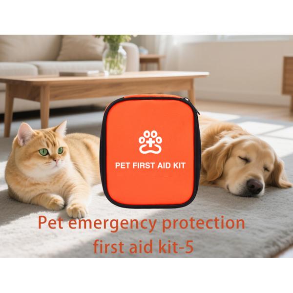 Dog First Aid Kit | 14 Piece Pet Emergency Travel Kit for Cats & Dogs