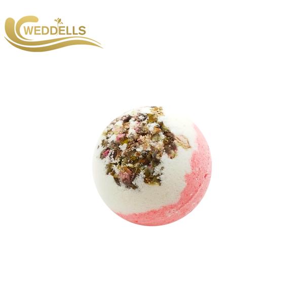 Skin Moisturization Custom Petal Bath Bomb 80g Fruit Fragrance