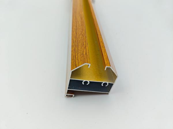 Waterproof 6000 Series Wood Grain Aluminium Profile For Windows And Doors