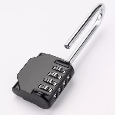 Locks Manufacturer 4 Digit Code Longe Shackle Zinc Alloy Lock Keyless Antitheft Password Combination Padlock