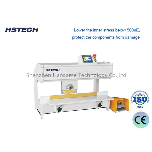 V Cut PCB Separator Aluminum Alloy Touch Screen MITSUBISHI PLC SMT Depanel Machine