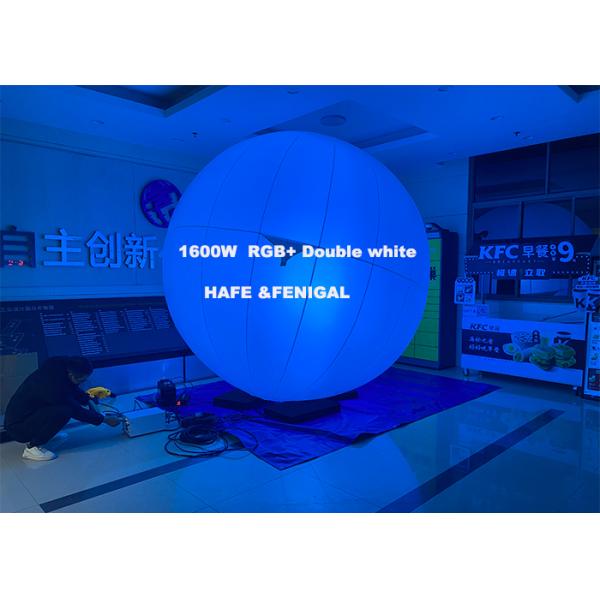 película blanca de Dimmable del doble de 3M 1600W que enciende el estudio llevado esfera del globo LED RGB
