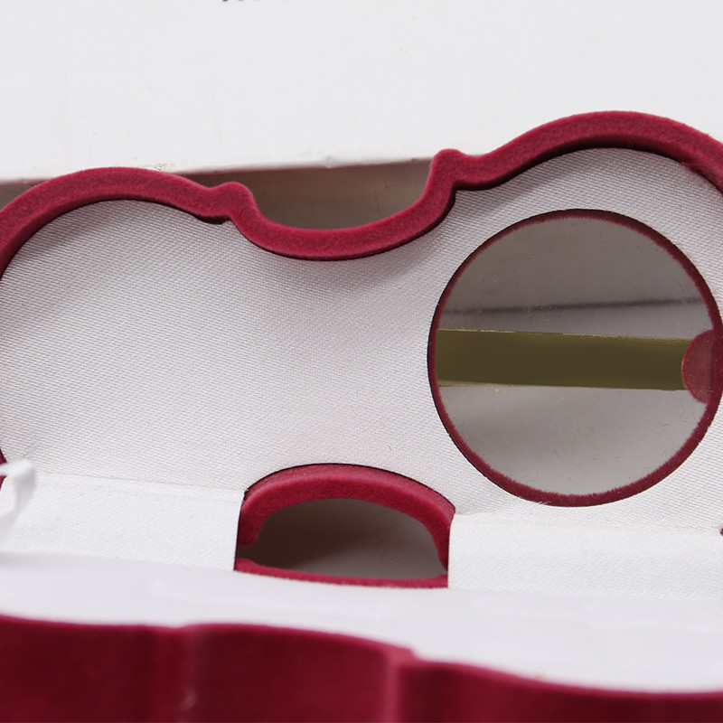 High End Small Velvet Storage Box With Hinge Closure Jewelry Box Packaging