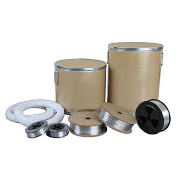 250kg Welding Wire Drum Zinc Aluminum Alloy 51cm Fiber Drum Barrel