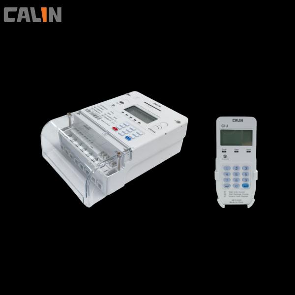 3 Phase Commercial Wireless Electricity Meter , Class 1S STS Prepaid Meters