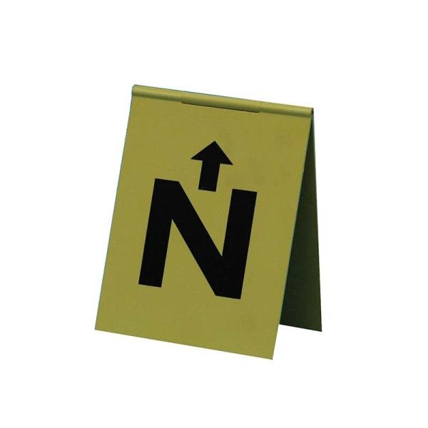 P077 Hinge type yellow plastic photo direction indicatoers(up,down,left,right,north)