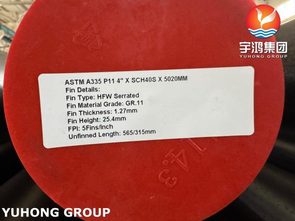 ASTM A335 P11 Serrated Fin Tube For HVAC Systems and Oil Refineries