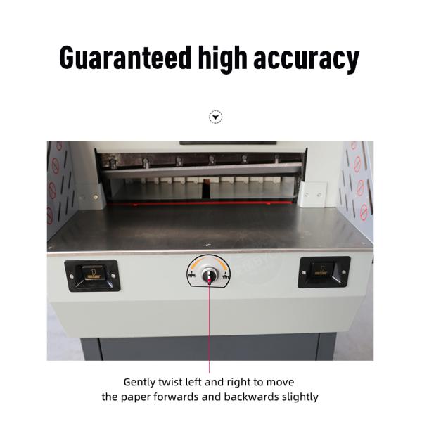 Excellent 3 moteurs A4 guillotine bureau électrique coupe-papier pour la coupe de précision