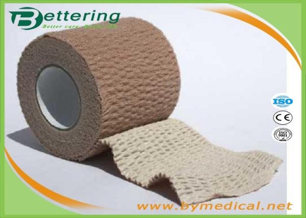 Breathable Stretch Elastic Adhesive Bandage Tape Waterproof For Compresison Wrap