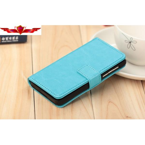 Genuine Sheepskin Leather Blackberry Z10 Wallet Leather Cases Multi Colors