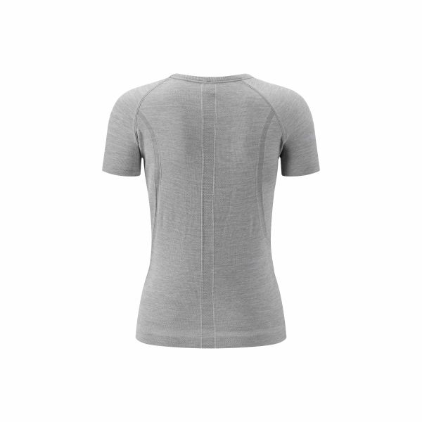 Breathable Seamless Raglan Sleeve Gym Tee for Activewear Comfort